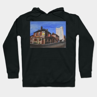 Pub In Hull With Flour Mill Behind Hoodie